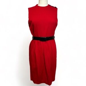 NWT Calvin Klein Red Office Dress